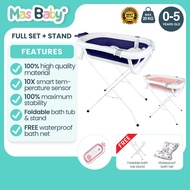 Mas Baby Folding Collapsable Bath Tub Set Shower Besen Tab For Newborn Tempat Mandi Bayi Baldi Lipat