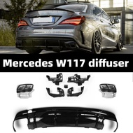 Mercedes Benz W117 CLA45 AMG  Diffuser Splitter CLA180 CLA200 CLA250 Bumper Accessories