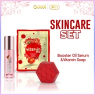 OHANA Skincare Set Booster Serum (10ml) + Vitamin Soap (17g) Combination Skin | Sensitive Skin | Whi