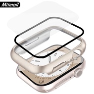 Miimall Apple Watch Series 9/8/7/6/SE/5 Hard PC Matte With Screen protector Case For Apple Watch Ser