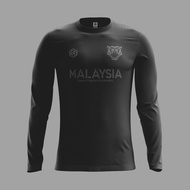 [READY STOCK] Malaysia ''Harimau Malaya" Jersey Blackout - LONGSLEEVE