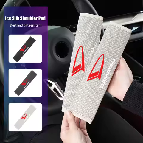 Breathable Ice Silk Abrasion Car Caraccessories Seat Belt Shoulder Protector For Daihatsu Terios Sir