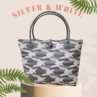 [Trends eMart] FREE TWILLY Finely Handwoven Malaysian Borneo SARAWAK Penan Handmade Tote Bag L / Bak