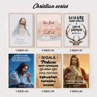 Aesthetic bedroom wall decoration | Christian spiritual wall decoration - Bible Verse Poster