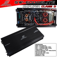 SOUNDWAVE เพาเวอร์แอมป์ CLASS D 2CH SW-6000ELITE 6000W วงจรเกาหลี ขับลำโพงซับ 10นิ้ว 12นิ้ว 15นิ้ว 1