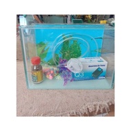 TOKO ONLINE 25 AQUARIUM 30X15X20 BACKGROUND PAKET