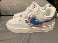 Air Force 1 Low Just Do it 運動鞋AF1 Just Do it 白色和藍色