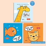 Bilingual flip quiz book set - Guess what, guess where, guess who (3 books) - Hardcover