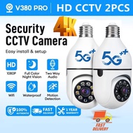 V380 Pro CCTV Bulb Camera NO WIFI Needed 5G Outdoor Waterproof Connect TO CP IP Security Cameras