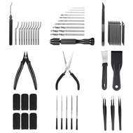 Black 48pcs/50pcs/62pcs3D Printer Tool Set 3D Printing Accessories Tool Kit
