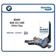 Bendix Euro Plus DB1694EURO Rear Brake Pad - BMW E60 525 530I (With Clip)