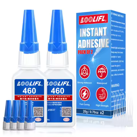 460 Super Glue universal Instant Adhesive Quick-drying Cyanoacrylate for Leather Rubber Wood Metal S