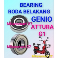 Rear wheel bearing electric bicycle genio attura G1 laker rear dynamo wheel rear electric bicycle ge