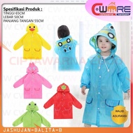 Fue-K5X20 Funny Toddler Raincoat Eva Sleeve Cloak 2 3 4 5 Years Di-111