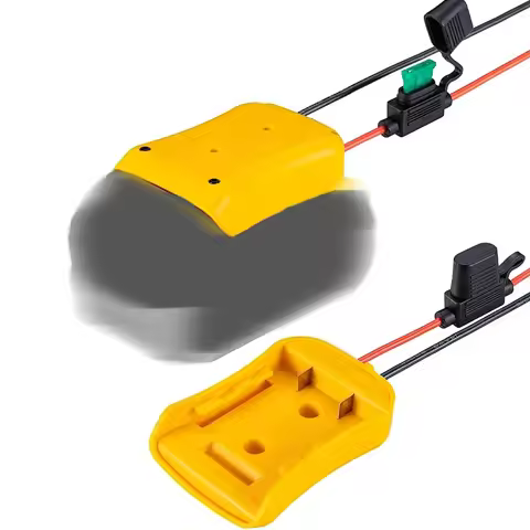 Battery Adapters Dock Holder And Fuses For Makita/Bosch/Dewalt/Black&Decker/Milwaukee M18 18V With 1