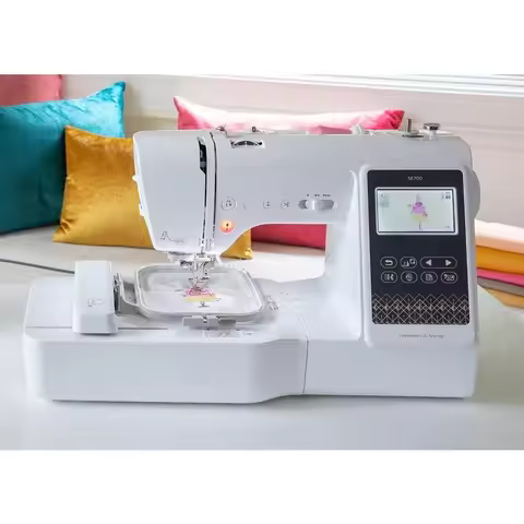 Computerized Sewing and Embroidery Machine with 3.7 Touchscreen Wireless LAN 135 Designs 103 Stitche
