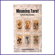 Meaning Tarot Oracle Tarot Cards Pocket Deck 78 Cards English Version Entertainment Board Game Table
