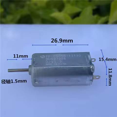 Mabuchi FF-050SB-13130 D/V5.9 Mini DC Motor 15x12mm 3/6/9V 18500RPM High Speed Precious Metal Brush 