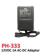 12VDC 1A AC-DC Regulated Adaptor - PH-333