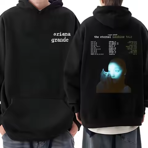Ariana grande the eternal sunshine tour 2025 Graphics Hoodies Men Women's Fashion Long sleeve street