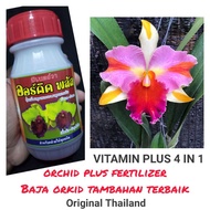 original baja orkid tambahan terbaik / orchid plus fertilizer / vitamin Plus 4 in 1 / vitamin siam original Thailand