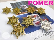 ☆POMER☆日本東京迪士尼樂園 絕版正品 唐老鴨 高飛狗 胡迪 奇奇蒂蒂 星星 警徽 徽章 造型 夾子 萬用夾 造型夾