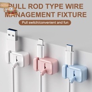 sun 1/3pcs Cute Cable Clip Adhesive Wire Cord Holder Organizer Winder Desk Cable Fixed Storage For H