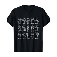 Algebra Dance Funny Graph Figures Math Equation T-shirt -