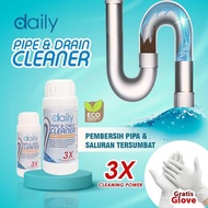 DAILY PIPE & DRAIN CLEANER (CLOCKED DRAIN CLEANER) WC GOT PIPE