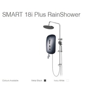 Alpha Water Heater with Rain Shower Smart 18i with DC Pump