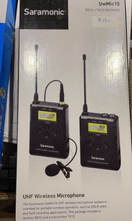 Saramonic UWMIC15  UHF Wireless Lavalier Microphone System