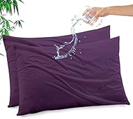 Gogreen Bamboo Rayon Waterproof Pillow Protector, Breathable Pillow Cover, Cooling Pillow Case Prote