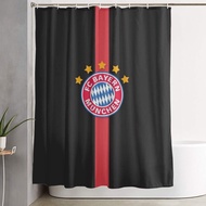 COD Bayern Munich cartoon waterproof shower room and Muldgan bathroom partition curtain 152 * 183cm