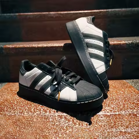 Adidas genuine SUPERSTAR XLG Unisex Low-Top Sneakers IE8409