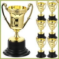 💍 Set of 10 Miniature Gold Plastic Awards Trophies for Kids 3.35X1.81X1.81in