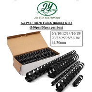 A4 Black Binding Comb / Comb Binding Ring (50pcs ber box)