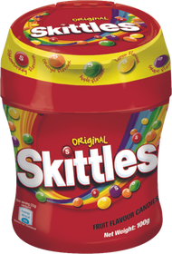 Kẹo trái cây Skittles Hũ 100g