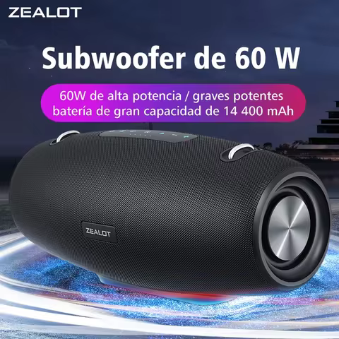 MX-ZEALOT-S67 60W Bluetooth Speaker Output Power Bluetooth Speaker with Excellent Bass Performace Hi