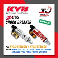 SHOCKBREAKER + TABUNG KAYABA KYOS-ZT5160W UNTUK MOTOR ALL MATIC HONDA / SHOCK BREAKER BELAKANG / KYO