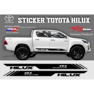 Asha.store01 sticker toyota hilux 4x4 ori