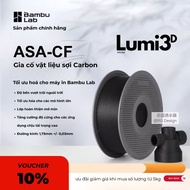 Bambu Lab 3D Printing Plastic ASA-CF Filament with Reusable Spool [High Temperature Tray Included] p