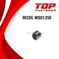 RECOIL M10 X 1.25 X 1.25D BOLT 14 HELICOIL THREAD VERBOS DAMAGED THREAD REPAIR