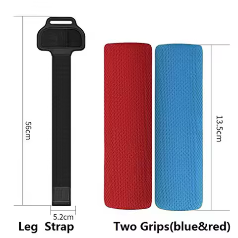 Ring-Con Grips and Leg Strap for Ring Fit Adventure Switch Game