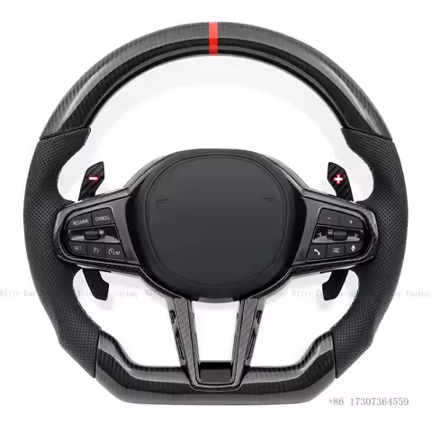 M Sport Carbon Fiber Car Steering Wheel Fit for BMW G01 G05 G20 G21 G80 G81 G22 G23 G26 G29 G30 G32 