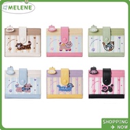 Cartoon Kitten Zipper Coin Purse - Korean Style Embroidered Dopamine Color Wallet for Travel