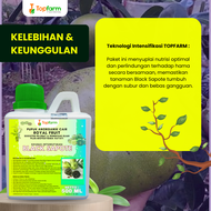 Pupuk Topfarm / Pestisida Topfarm / Pupuk Khusus Black Sapote / Obat Semprot Buah Black Sapote / Oba