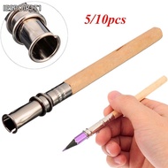 IESPOIR1T1 5/10PCS Wooden Pen Holder Useful Artist Student Art Write Tool