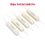 10w Ceramic Resistor 5% Error, 10W Power Resistor Value 1R 2R 5R 8R 10R 15R 20R 25R 60R