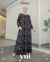 GAMIS DEWASA ETHICA YUI 15 BLACK CREAM GREEN BLUE || GAMIS KATUN DEWASA ETHICA (COD)