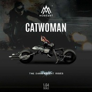 MoreArt 1:64 Catwoman Resin Display Collection with Batman Motorcycle